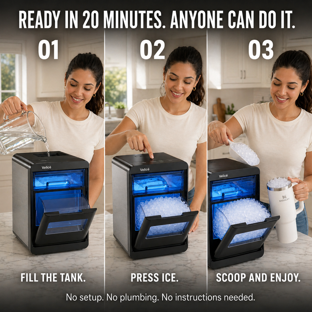 Velicé™ Nugget Ice Maker