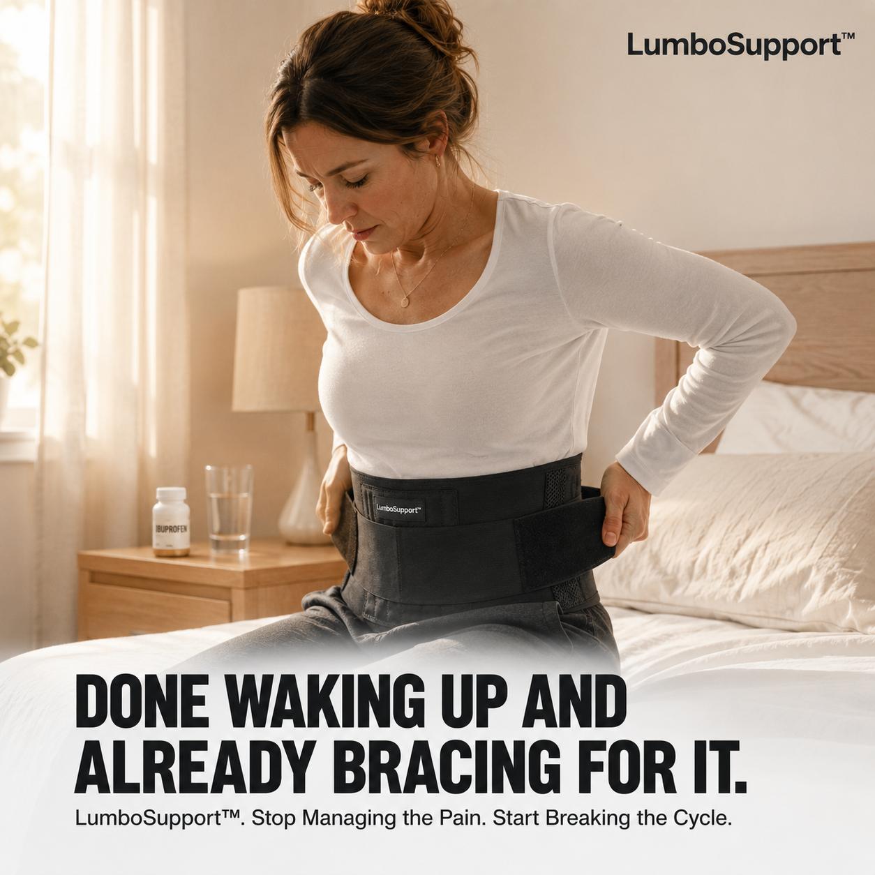 LumboSupport™ Lower Back Brace for Posture